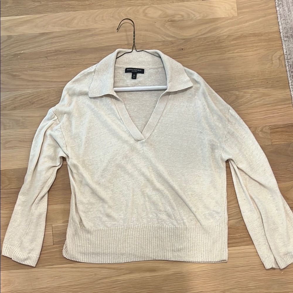 Banana Republic Cream Blouse